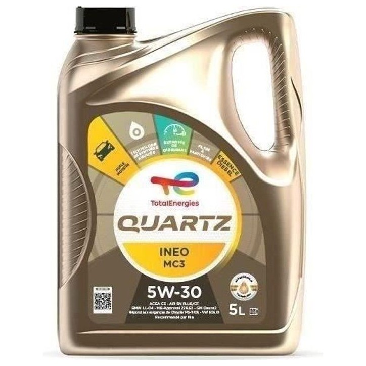TOTALENERGIES Quartz Ineo MC3 5W-30 Huile moteur - 5L