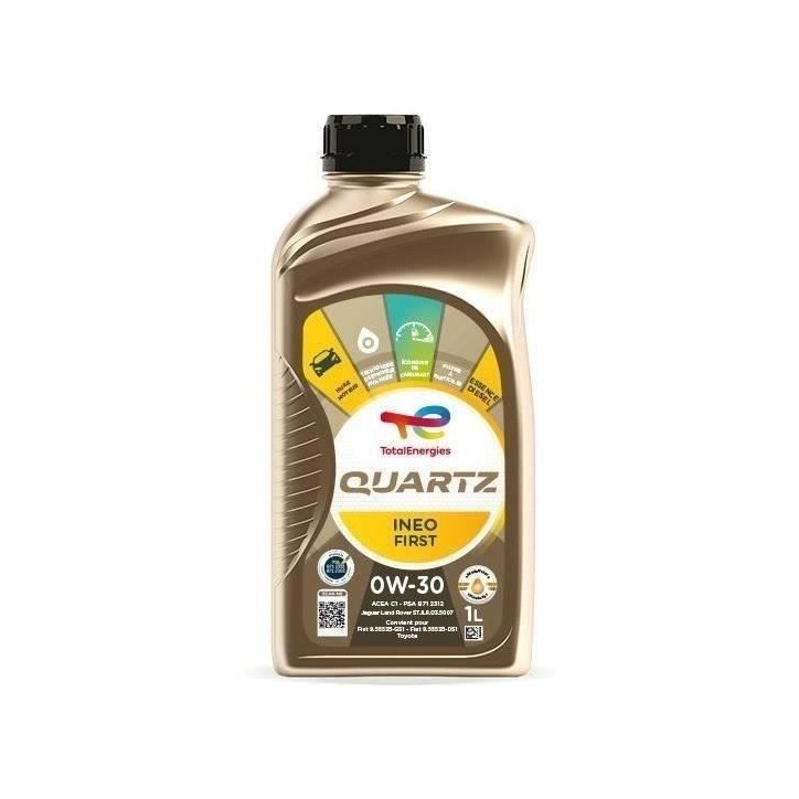 TOTALENERGIES Quartz Ineo first 0W30 - Huile moteur - 1 L