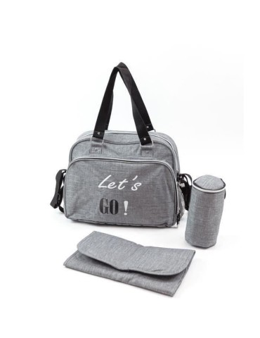 BABY ON BOARD Sac a langer SIMPLY Lets'Go - gris