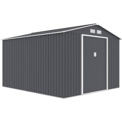 Abri de jardin en métal 8,84 m² - 277 x 319 x 202 cm - URANUS - Kit
