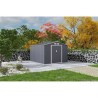 Abri de jardin en métal 8,84 m² - 277 x 319 x 202 cm - URANUS - Kit