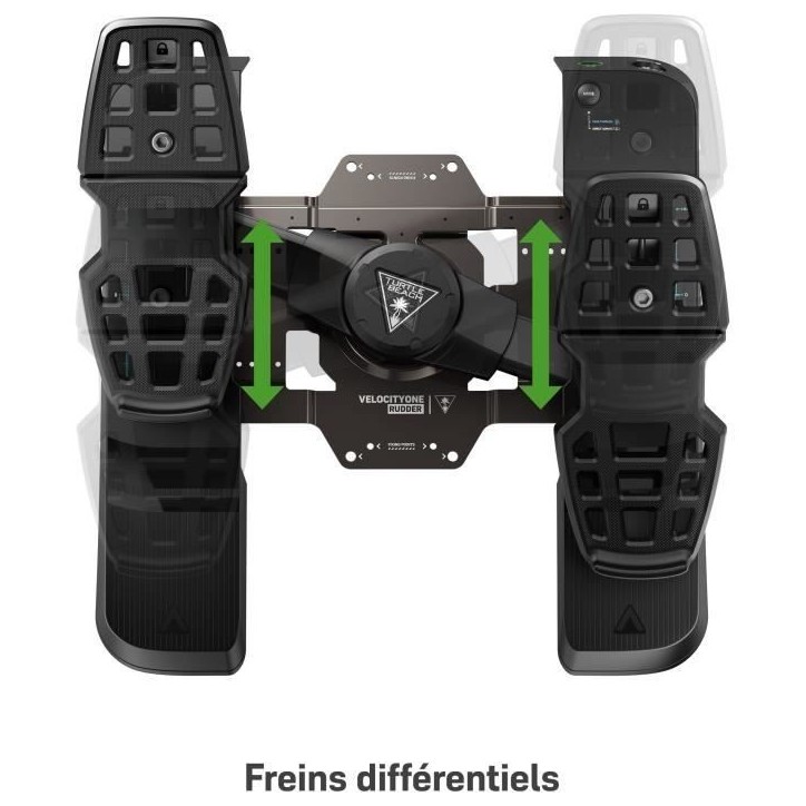 Pédales de direction universelle - TURTLE BEACH - VelocityOne - Noir - Multi-plateforme - USB-C Pédales de direction universelle - TURTLE BEACH - VelocityOne - Noir - Multi-plateforme - USB-C