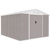 Abri de jardin en métal 8,84 m² - 277 x 319 x 202 cm - URANUS - Kit