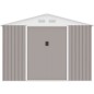 Abri de jardin en métal 8,84 m² - 277 x 319 x 202 cm - URANUS - Kit d'ancrage inclus, 2 portes coulissantes - Taupe Abri de jardin en métal 8,84 m² - 277 x 319 x 202 cm - URANUS - Kit d'ancrage inclus, 2 portes coulissantes - Taupe