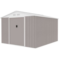 Abri de jardin en métal 8,84 m² - 277 x 319 x 202 cm - URANUS - Kit