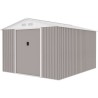 Abri de jardin en métal 8,84 m² - 277 x 319 x 202 cm - URANUS - Kit