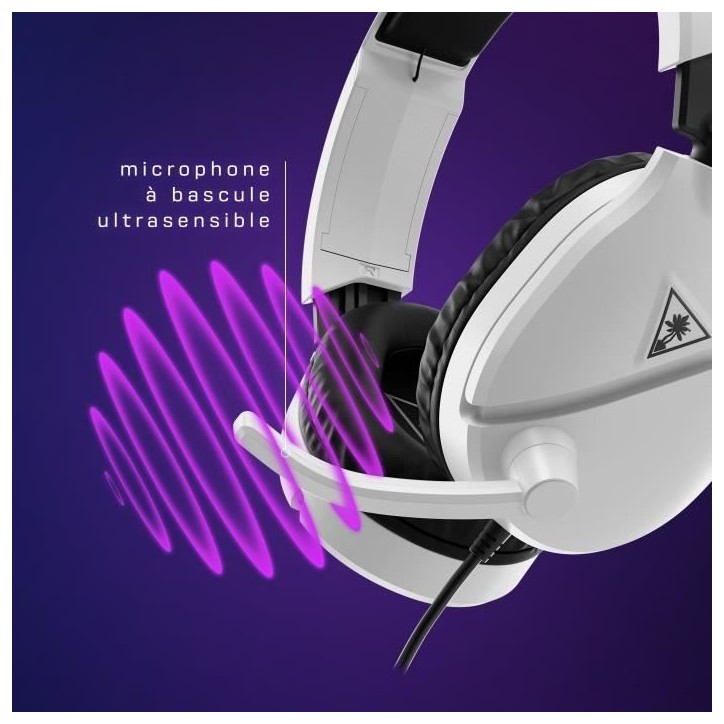 Casque de gaming multi-plateforme - TURTLE BEACH - Recon 70X - Blanc Casque de gaming multi-plateforme - TURTLE BEACH - Recon 70X - Blanc