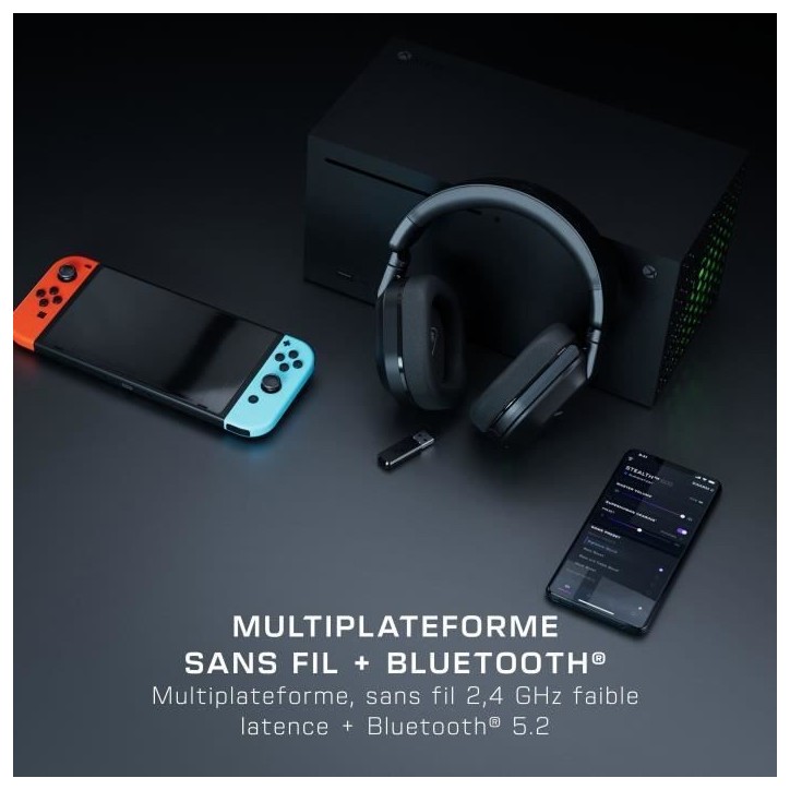 Casque de gaming multi-plateforme sans fil - TURTLE BEACH - Stealth™ 600 XB (Gen 3) - Noir Casque de gaming multi-plateforme sans fil - TURTLE BEACH - Stealth™ 600 XB (Gen 3) - Noir