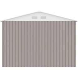 Abri de jardin en métal 8,84 m² - 277 x 319 x 202 cm - URANUS - Kit