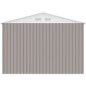 Abri de jardin en métal 8,84 m² - 277 x 319 x 202 cm - URANUS - Kit d'ancrage inclus, 2 portes coulissantes - Taupe Abri de jardin en métal 8,84 m² - 277 x 319 x 202 cm - URANUS - Kit d'ancrage inclus, 2 portes coulissantes - Taupe