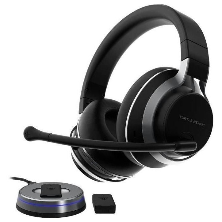 Casque gaming sans-fil a réduction de bruit active Turtle Beach Stealth Pro PS Noir Casque gaming sans-fil a réduction de bruit active Turtle Beach Stealth Pro PS Noir