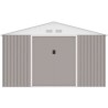 Abri de jardin en métal 10,85 m² - 340 x 319 x 210 cm - JUPITER - Ki