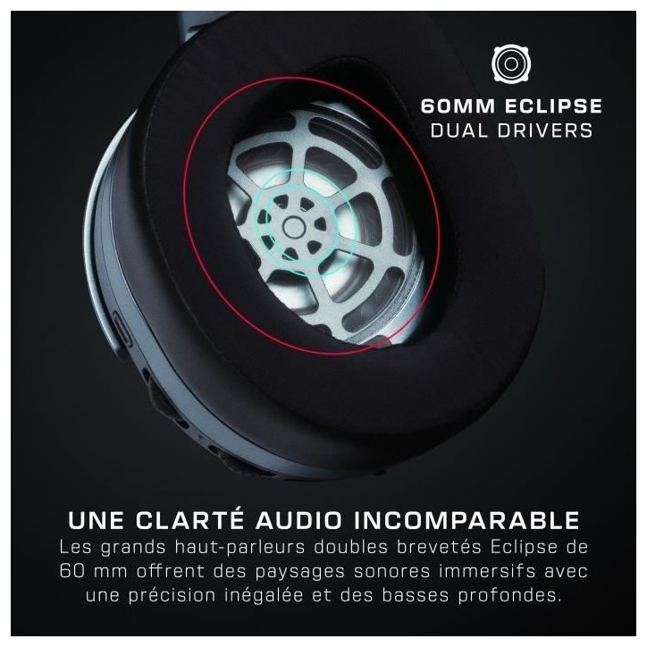 Casque gaming multiplateforme sans fil - TURTLE BEACH - Stealth 700PC (Gen3) - Noir Casque gaming multiplateforme sans fil - TURTLE BEACH - Stealth 700PC (Gen3) - Noir