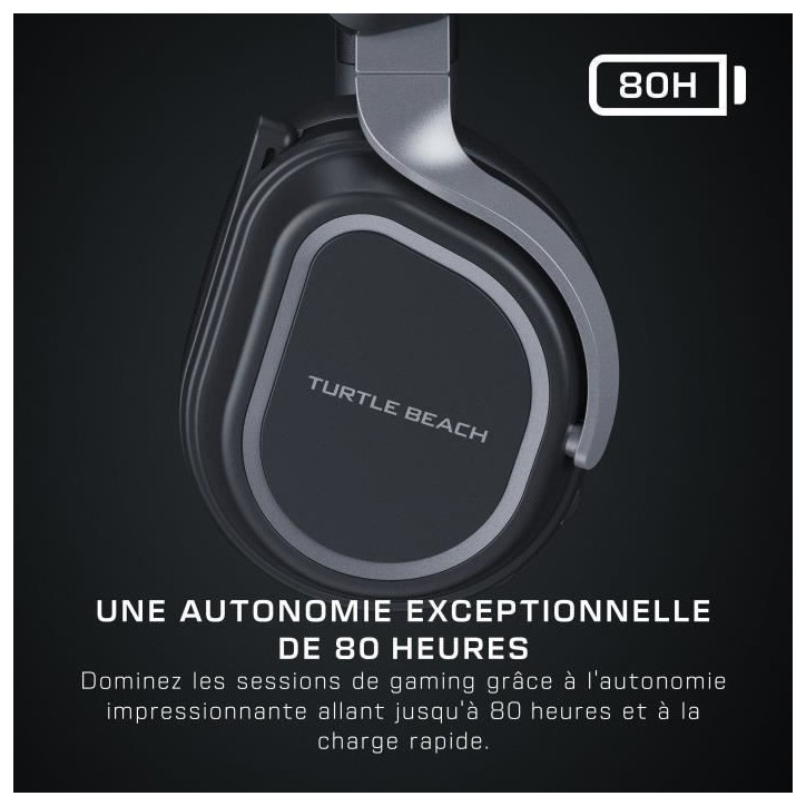 Casque gaming multiplateforme sans fil - TURTLE BEACH - Stealth 700PC (Gen3) - Noir Casque gaming multiplateforme sans fil - TURTLE BEACH - Stealth 700PC (Gen3) - Noir