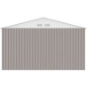 Abri de jardin en métal 10,85 m² - 340 x 319 x 210 cm - JUPITER - Ki