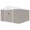 Abri de jardin en métal 10,85 m² - 340 x 319 x 210 cm - JUPITER - Ki