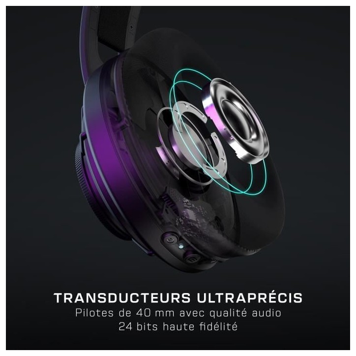 Casque gaming ouvert sans fil - TURTLE BEACH - Atlas™ Air - Pour PC - Noir Casque gaming ouvert sans fil - TURTLE BEACH - Atlas™ Air - Pour PC - Noir