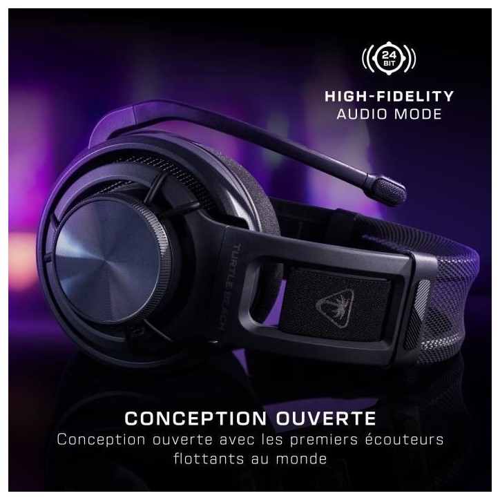 Casque gaming ouvert sans fil - TURTLE BEACH - Atlas™ Air - Pour PC - Noir Casque gaming ouvert sans fil - TURTLE BEACH - Atlas™ Air - Pour PC - Noir