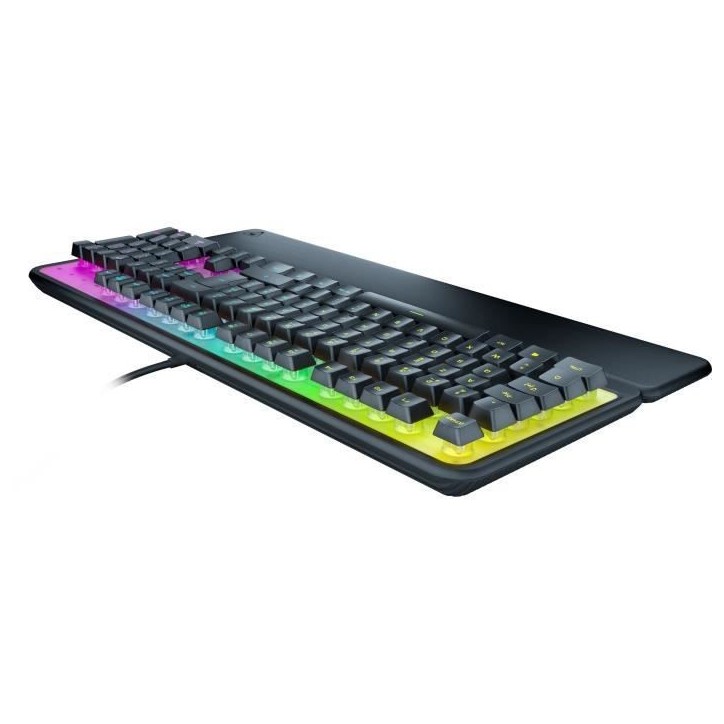 Clavier de jeu - Turtle Beach Magma - Membrane RGB - Noir, touches silencieuses, AIMO™ RGB Clavier de jeu - Turtle Beach Magma - Membrane RGB - Noir, touches silencieuses, AIMO™ RGB