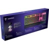 Clavier de jeu - Turtle Beach Magma - Membrane RGB - Noir, touches sil