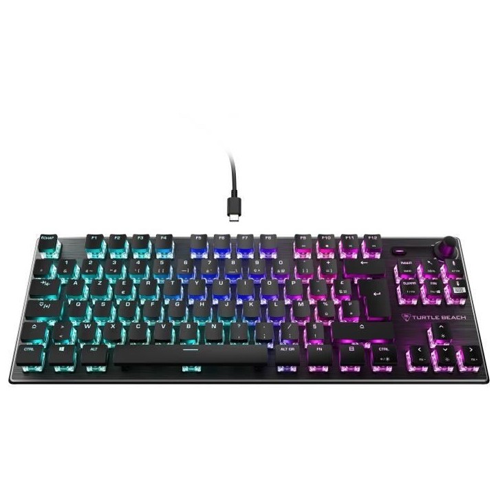 Clavier gaming RGB mécanique compact - TURTLE BEACH - Vulcan TKL - Noir