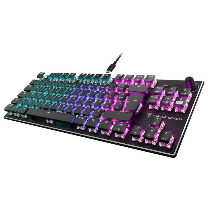 Clavier gaming RGB mécanique compact - TURTLE BEACH - Vulcan TKL - Noir