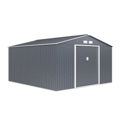 Abri de jardin en métal 12,99 m² - 340 x 382 x 210 cm - NEPTUNE - Ki