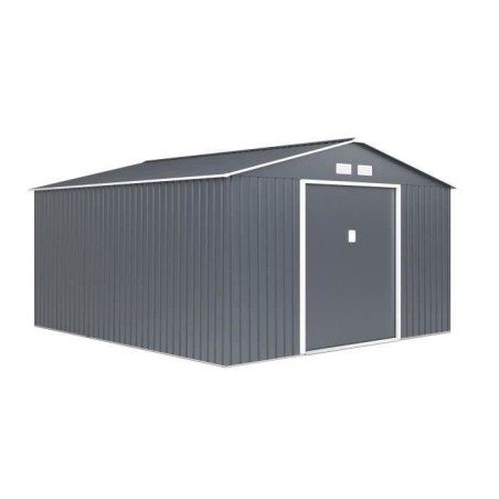 Abri de jardin en métal 12,99 m² - 340 x 382 x 210 cm - NEPTUNE - Ki