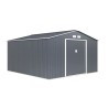 Abri de jardin en métal 12,99 m² - 340 x 382 x 210 cm - NEPTUNE - Ki