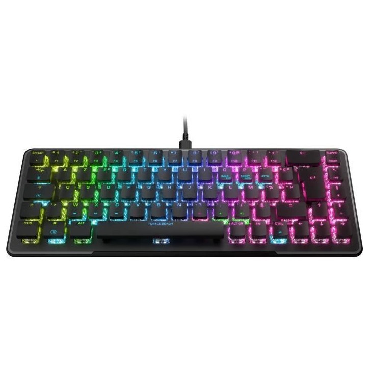Clavier gaming optique et mécanique filaire Turtle Beach - Vulcan II Mini - Noir