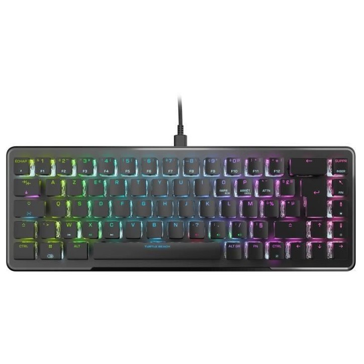 Clavier gaming optique et mécanique filaire Turtle Beach - Vulcan II Mini - Noir