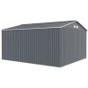 Abri de jardin en métal 12,99 m² - 340 x 382 x 210 cm - NEPTUNE - Ki