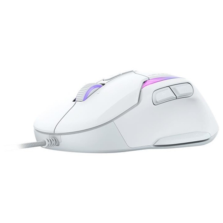 Souris gaming filaire - Turtle Beach Kone™ II - Ultra légere - Blanc, 26 000 DPI, 23 fonctions personnalisables