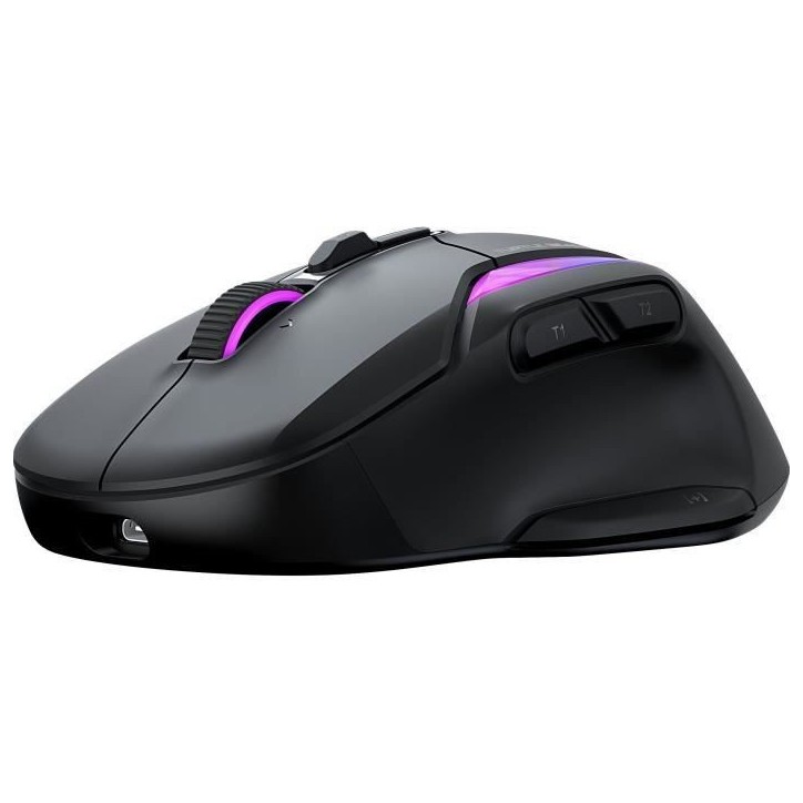 Souris gaming sans fil - Turtle Beach Kone™ II Air - Ergonomique - Noir, Bluetooth, 26 000 DPI, molette 4D