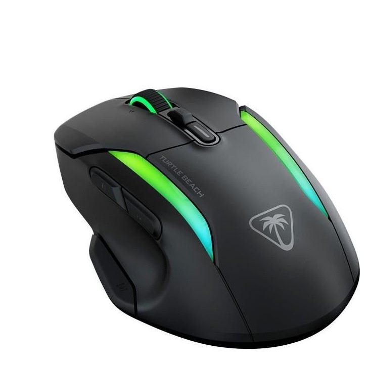 Souris gaming sans fil - Turtle Beach Kone™ II Air - Ergonomique - Noir, Bluetooth, 26 000 DPI, molette 4D