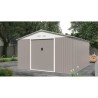Abri de jardin en métal 12,99 m² - 340 x 382 x 210 cm - NEPTUNE - Ki