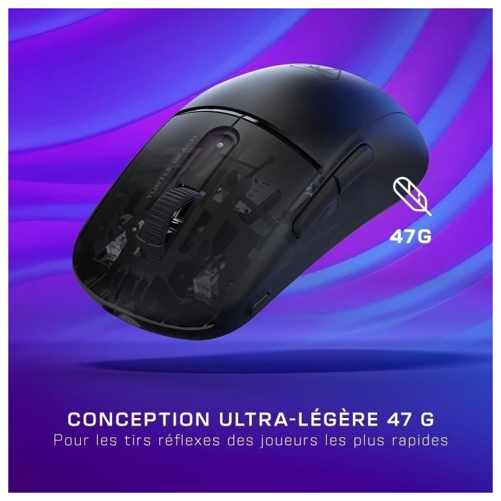 Souris gaming sans fil - TURTLE BEACH - Burst II Air - Noire