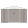 Abri de jardin en métal 12,99 m² - 340 x 382 x 210 cm - NEPTUNE - Ki