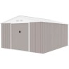 Abri de jardin en métal 12,99 m² - 340 x 382 x 210 cm - NEPTUNE - Ki