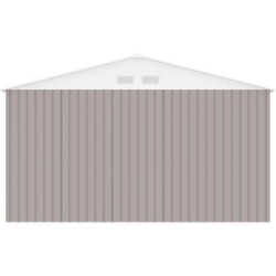 Abri de jardin en métal 12,99 m² - 340 x 382 x 210 cm - NEPTUNE - Ki