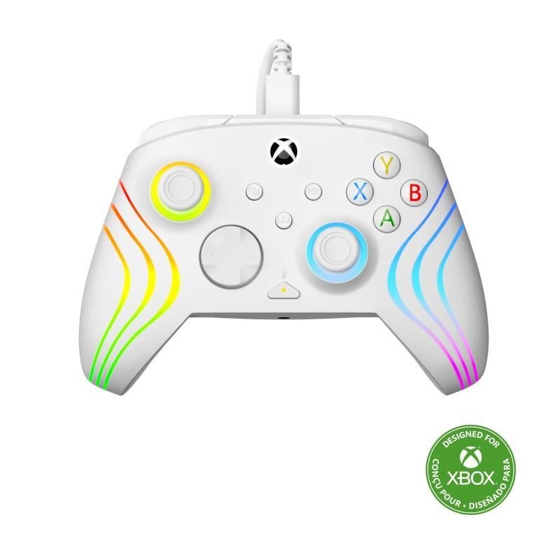 Manette de jeu - Xbox Series X|S, Xbox One et PC - Afterglow Wave - RG