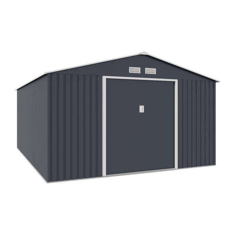 Abri de jardin en métal 15,16 m² - 340 x 446 x 210 - SATURNE - Kit d Abri de jardin en métal 15,16 m² - 340 x 446 x 210 - SATURNE - Kit d