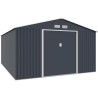Abri de jardin en métal 15,16 m² - 340 x 446 x 210 - SATURNE - Kit d