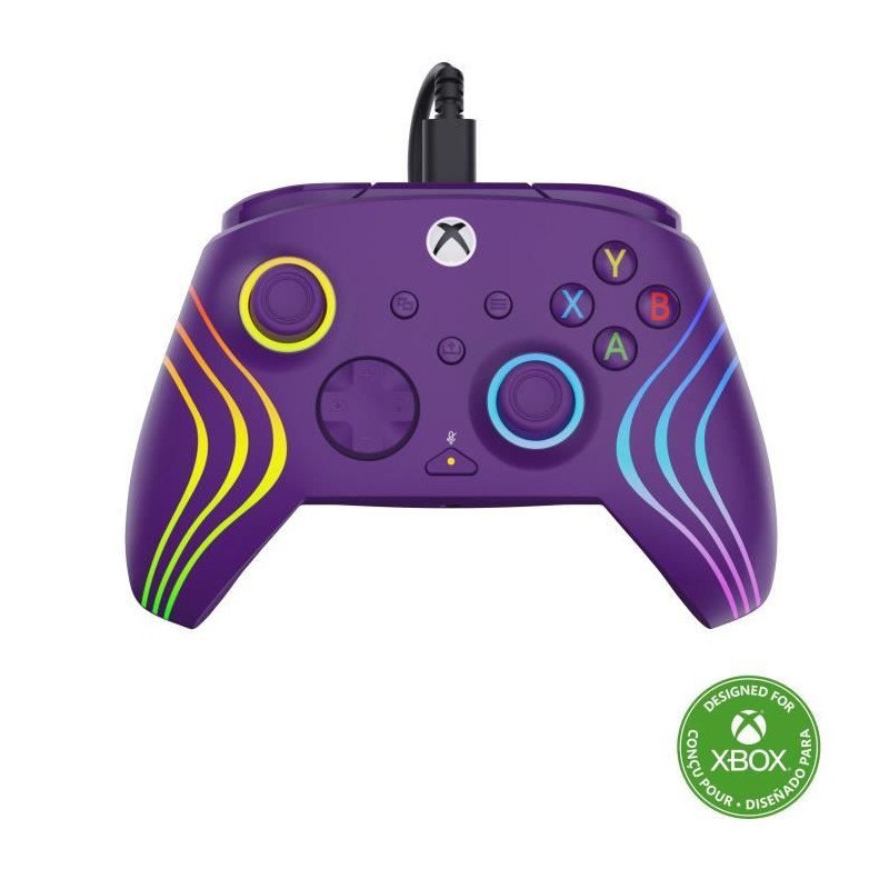 Manette de jeu - Xbox Series X|S, Xbox One et PC - Afterglow Wave - RG Manette de jeu - Xbox Series X|S, Xbox One et PC - Afterglow Wave - RG