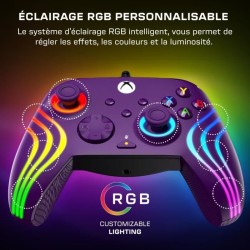 Manette de jeu - Xbox Series X|S, Xbox One et PC - Afterglow Wave - RG