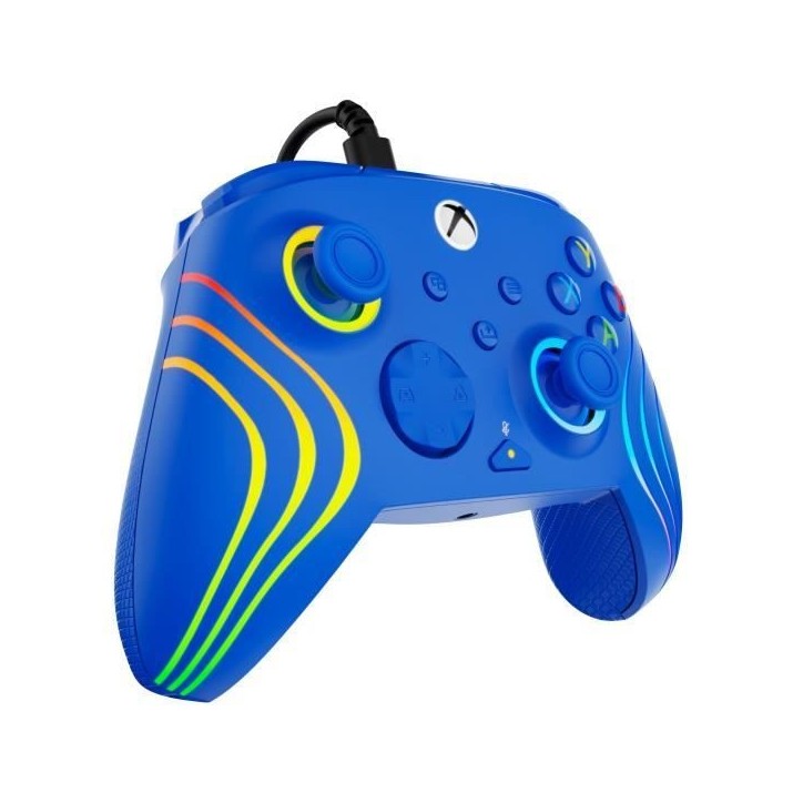 Manette de jeu - Xbox Series X|S, Xbox One et PC - Afterglow Wave - RGB - Filaire - Bleu - TURTLE BEACH Manette de jeu - Xbox Series X|S, Xbox One et PC - Afterglow Wave - RGB - Filaire - Bleu - TURTLE BEACH