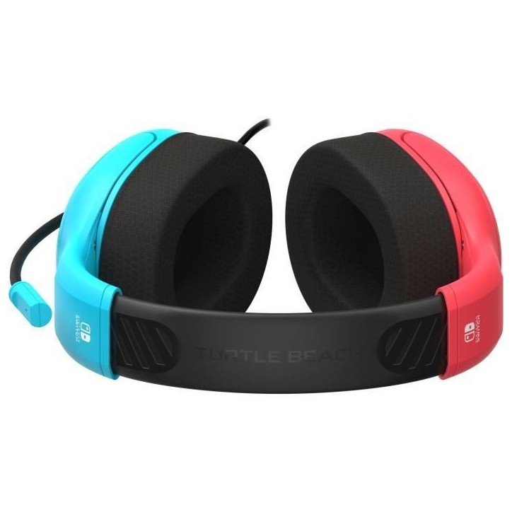 Casque gaming filaire - TURTLE BEACH - TBS-8002-25 - Airlite Fit - Sous licence officielle de Nintendo Switch™ - Bleu fluo et Casque gaming filaire - TURTLE BEACH - TBS-8002-25 - Airlite Fit - Sous licence officielle de Nintendo Switch™ - Bleu fluo et