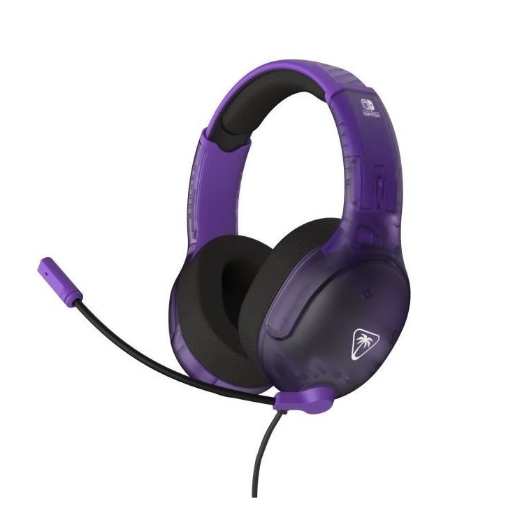 Casque Gaming filaire - TURTLE BEACH - Nintendo Switch - Airlite Fit - Violet Fantôme Casque Gaming filaire - TURTLE BEACH - Nintendo Switch - Airlite Fit - Violet Fantôme