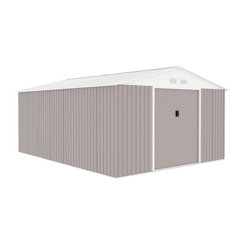 Abri de jardin en métal 15,16 m² - 340 x 446 x 210 - SATURNE - Kit d Abri de jardin en métal 15,16 m² - 340 x 446 x 210 - SATURNE - Kit d