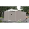 Abri de jardin en métal 15,16 m² - 340 x 446 x 210 - SATURNE - Kit d
